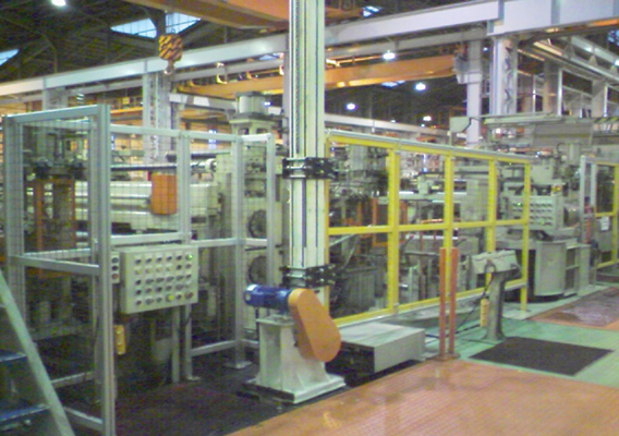 プレス材料生産工場設備安全柵